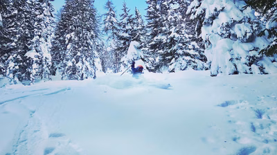 A week after the last snowfall and epic powder is still being uncovered