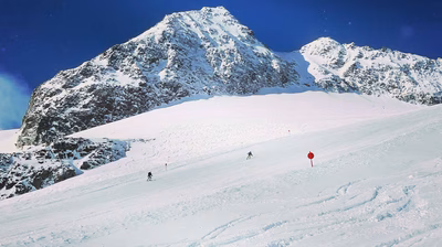 April glacier skiing on the best snow of the season